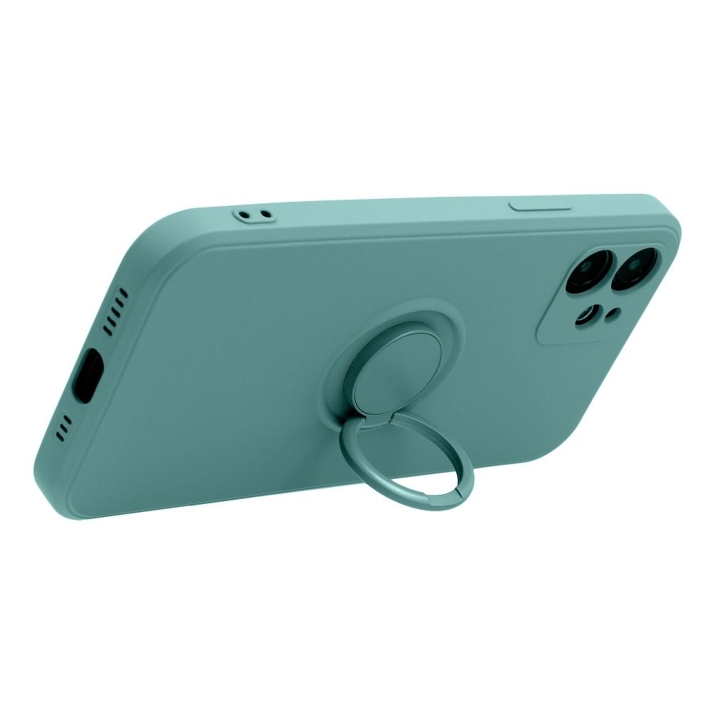 SILICONE RING case for SAMSUNG A53 5G green