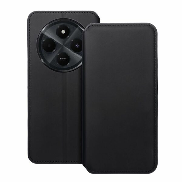 DUAL POCKET Book case for XIAOMI Redmi 14c black