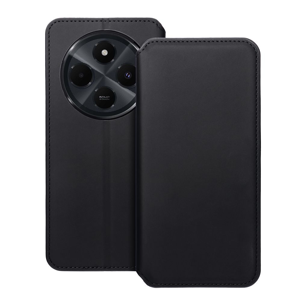DUAL POCKET Book case for XIAOMI Redmi 14c black