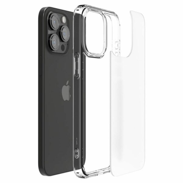 SPIGEN case ULTRA HYBRID for IPHONE 15 Pro frost clear