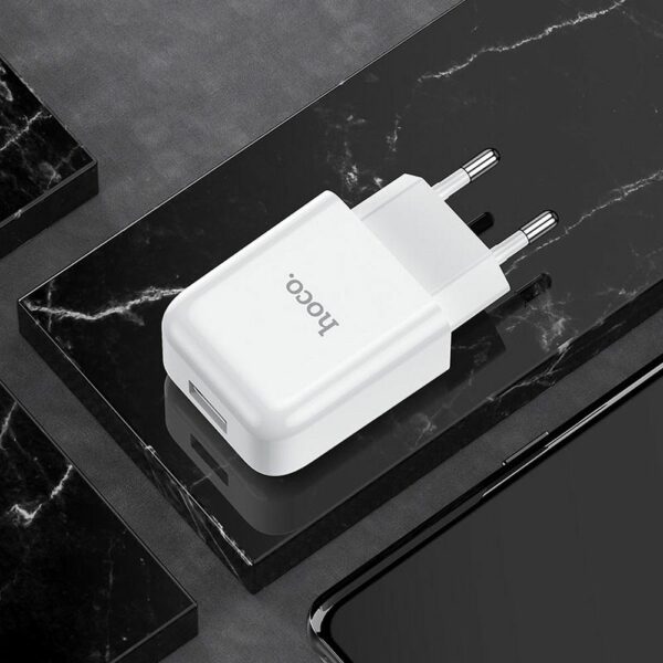 HOCO travel charger USB A 2A N2 white