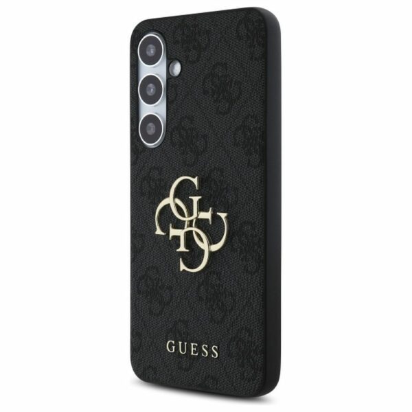 GUESS case for SAMSUNG S24 FE GUHCS24FE4GMGGR (HC PU 4G Big Metal Logo) grey