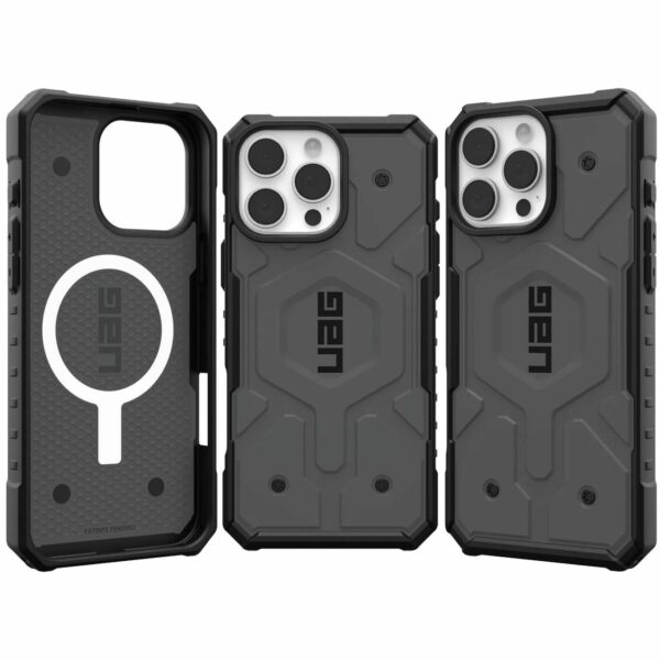 UAG Urban Armor Gear case PATHFINDER compatible with MagSafe for IPHONE 16 Pro Max silver