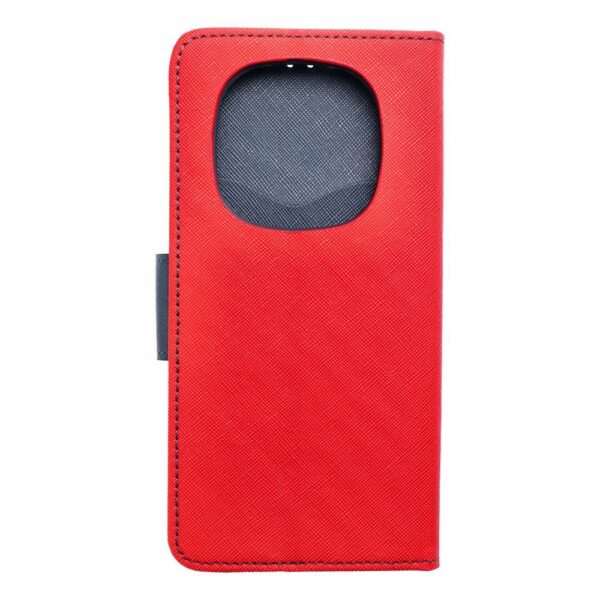 FANCY Book case for XIAOMI Redmi Note 14 PRO 5G / 14 PRO PLUS 5G red / navy