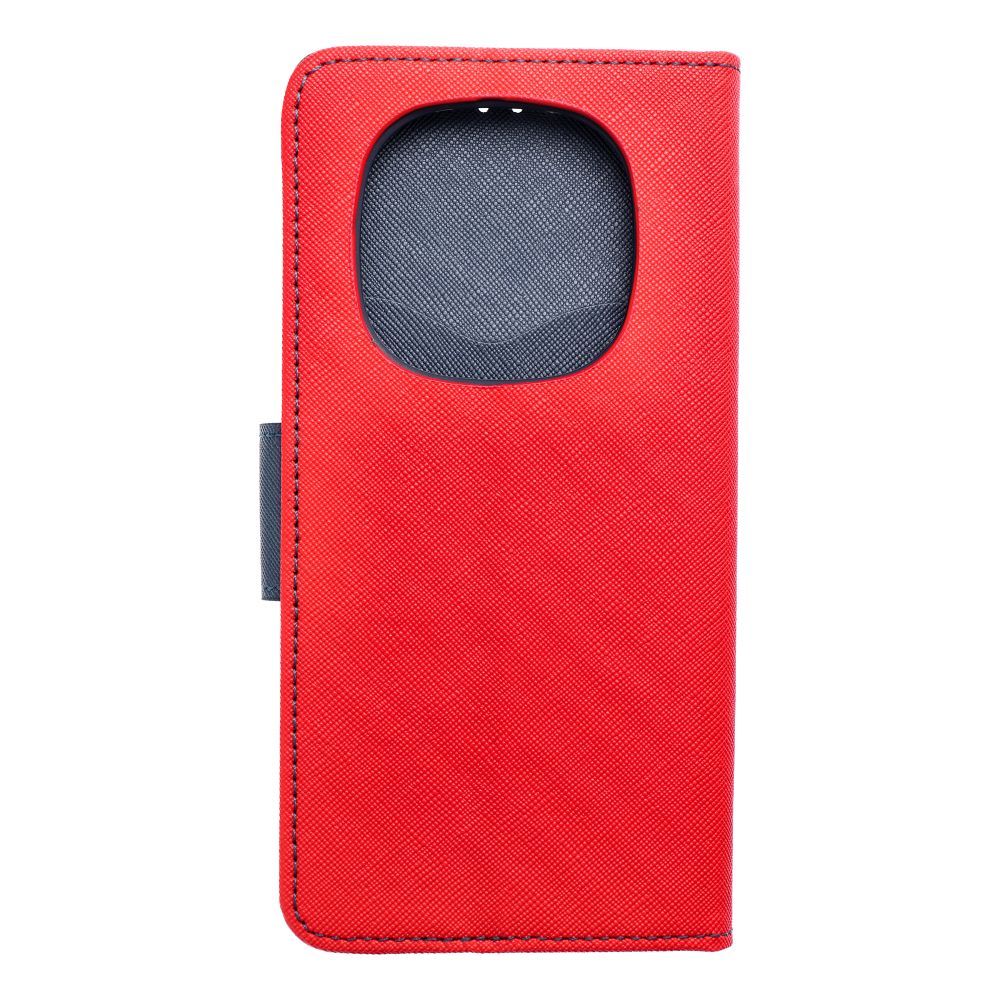 FANCY Book case for XIAOMI Redmi Note 14 PRO 5G / 14 PRO PLUS 5G red / navy