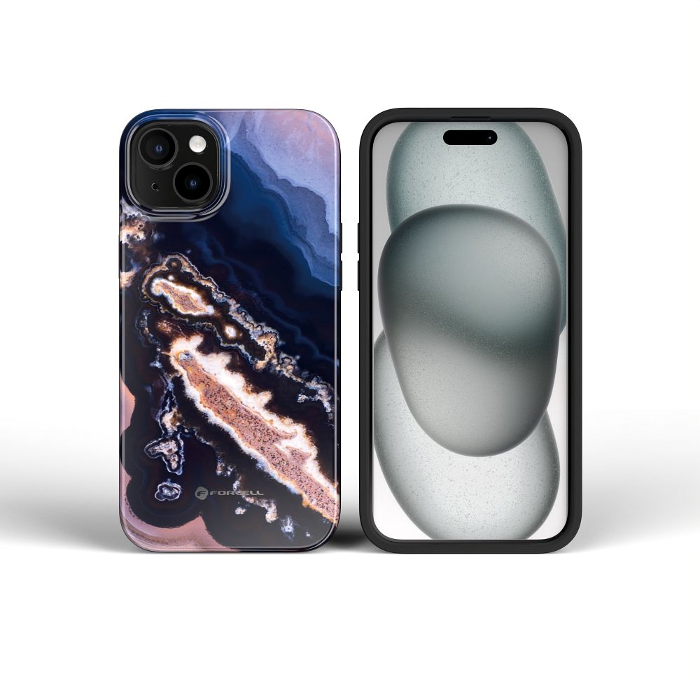 FORCELL F-PROTECT Mirage, Military Drop-Tested case compatible with MagSafe for IPHONE 16 gold island