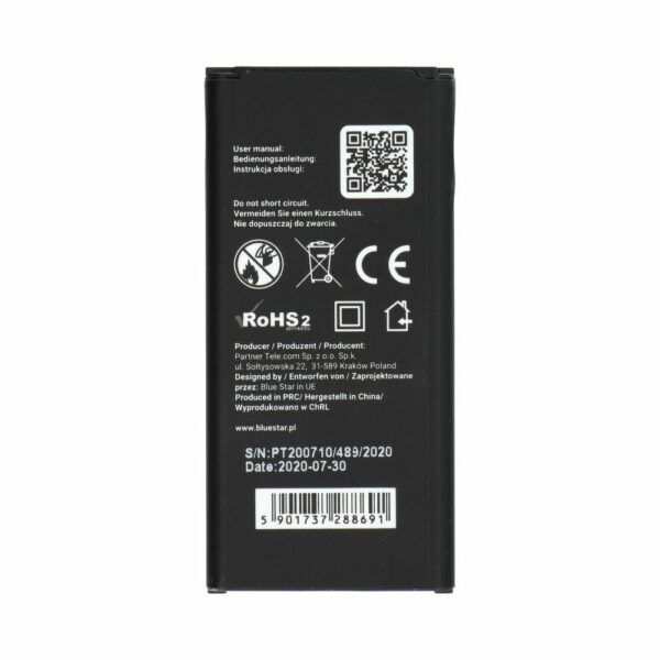BLUE STAR PREMIUM battery for SAMSUNG S5 Mini G800F 2500 mAh