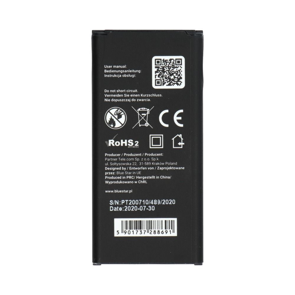 BLUE STAR PREMIUM battery for SAMSUNG S5 Mini G800F 2500 mAh