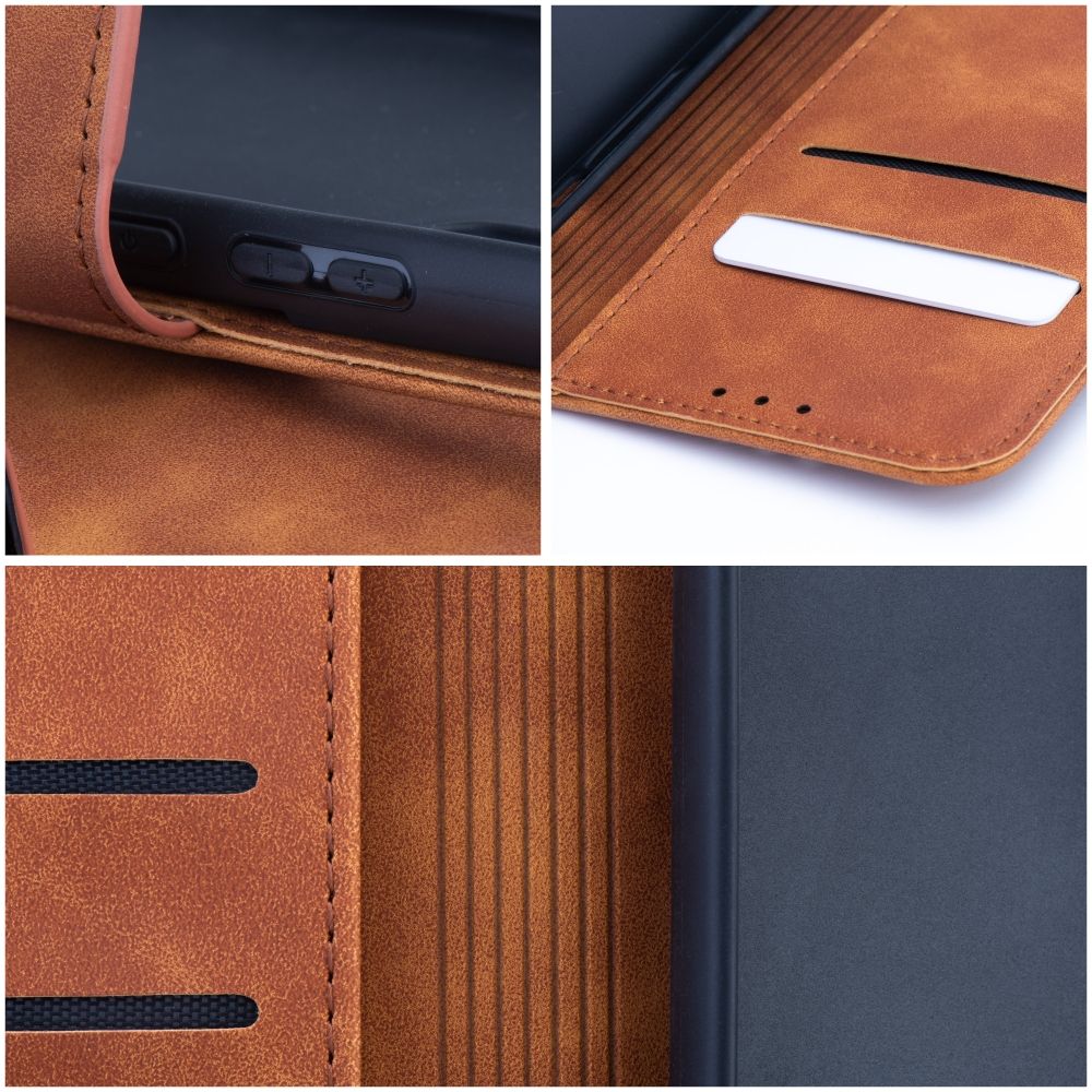 1555c14b0347367c3124f5b13e232332 TENDER Book Case for XIAOMI Redmi Note 14 5G brown