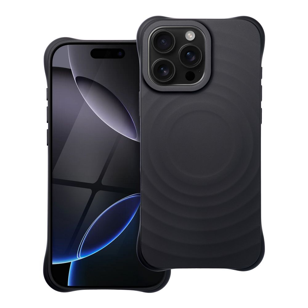 Silicone Zephyr Mag Cover compatible with MagSafe do IPHONE 16 PRO MAX black