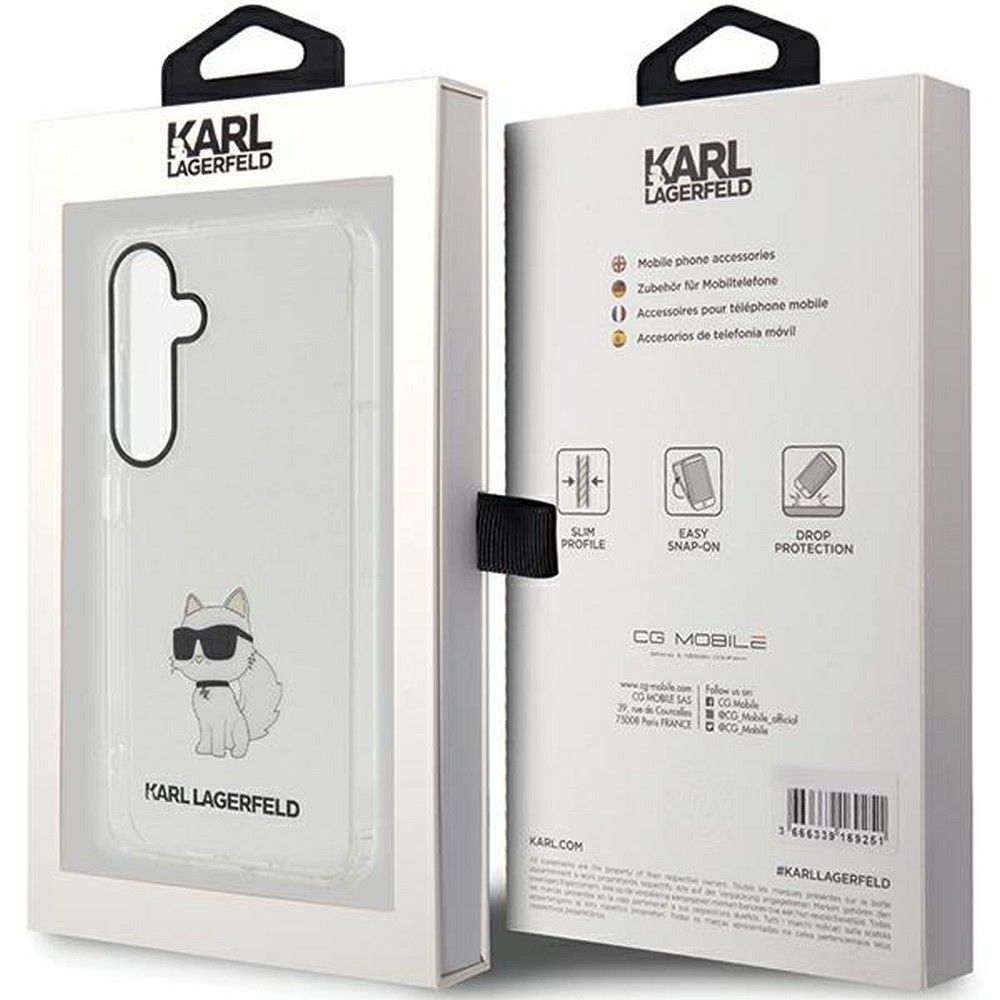 KARL LAGERFELD case for SAMSUNG S24 KLHCS24SHNCHTCT (IML NFT CHOUPETTE) transparent