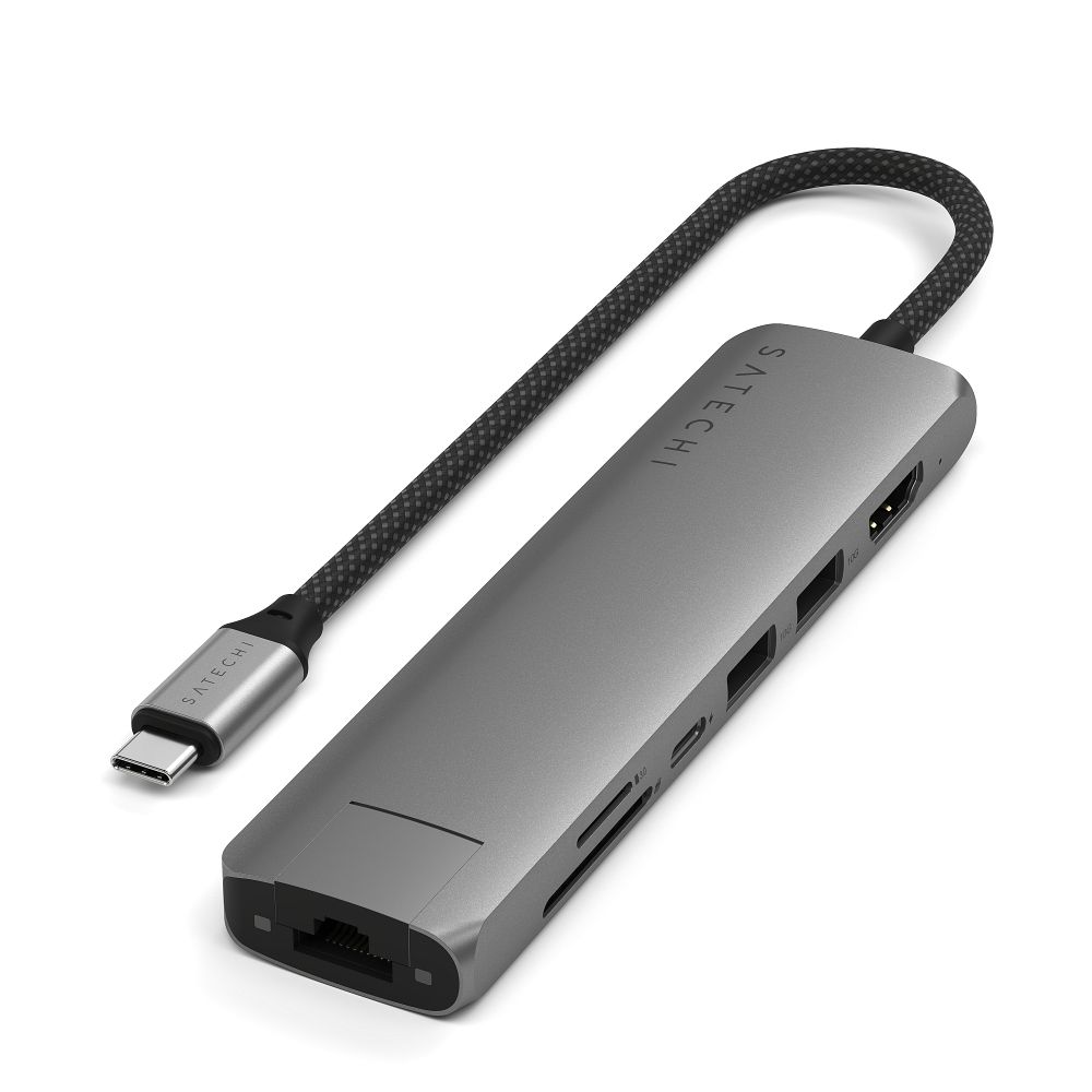 SATECHI adapter HUB 7in1 Type C ST-P7SM space gray