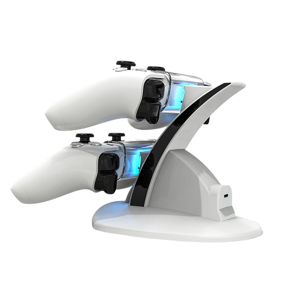 1648266c7b8cdd6d081bdd64e03b57b1 PS5 controller charging double dock charge HBP-253 white