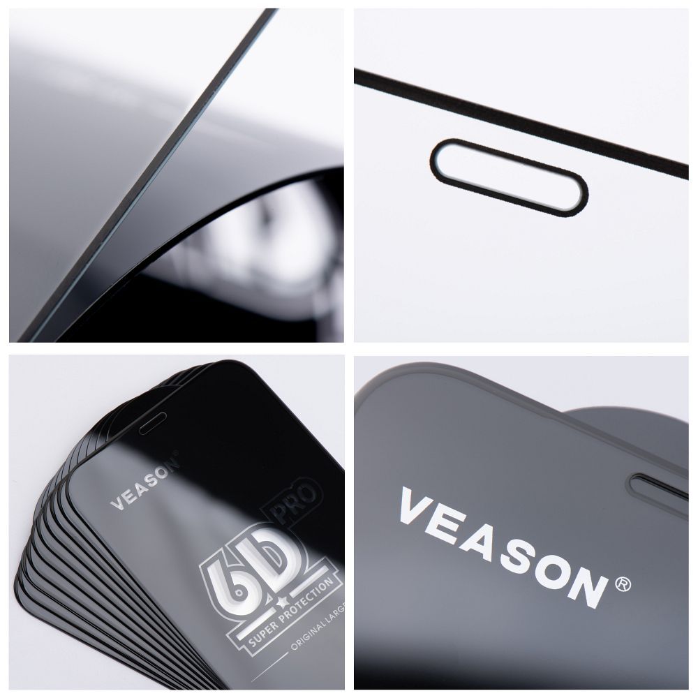 6D Pro Veason Glass (SET 10in1) - for Iphone 13 Pro Max / 14 Plus black