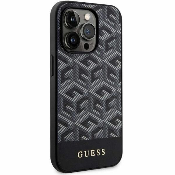 GUESS case for IPHONE 14 Pro GUHMP14LHGCFSEK (MAG GCUBE) black