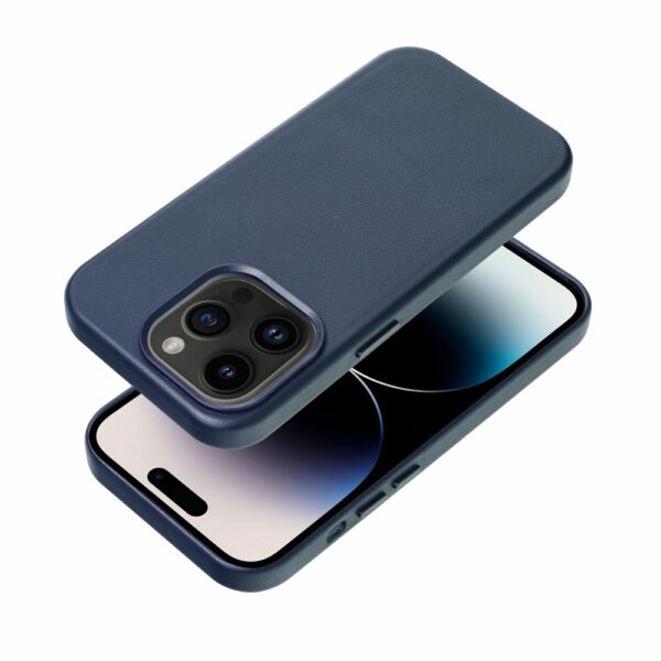 LEATHER MAG COVER case for IPHONE 12 Pro Max indigo blue