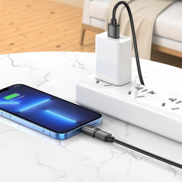 HOCO adaptor from Type C (female) to Lightning 8-pin UA17 black