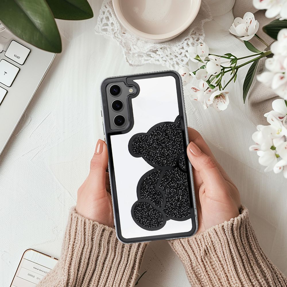 TEDDY BEAR Case for SAMSUNG S25 black