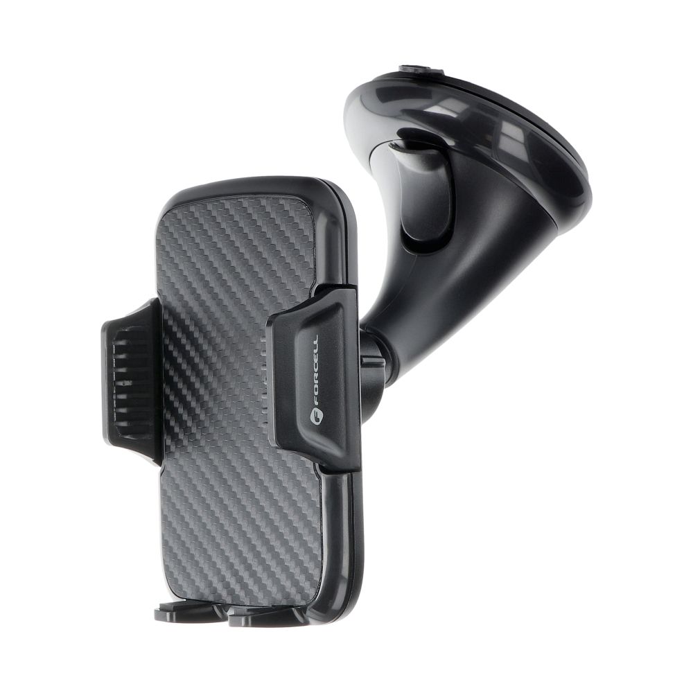 FORCELL F-GRIP Carbon HT1 car holder for windshield / dashboard black