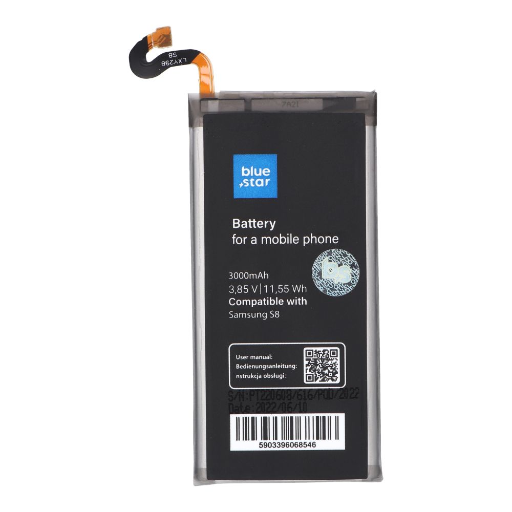 16c8945f946a119cebad8430bdb20846 BLUE STAR PREMIUM battery for SAMSUNG S8 3000 mAh