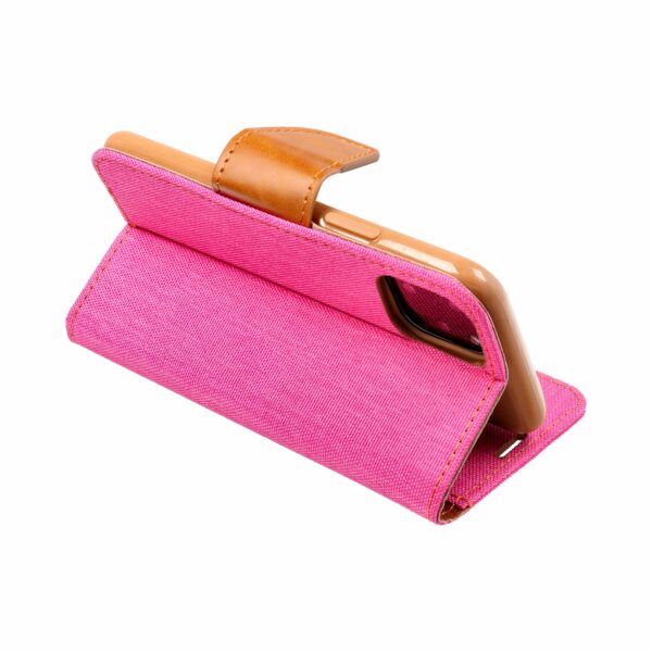 CANVAS Book case for SAMSUNG A14 4G / A14 5G pink