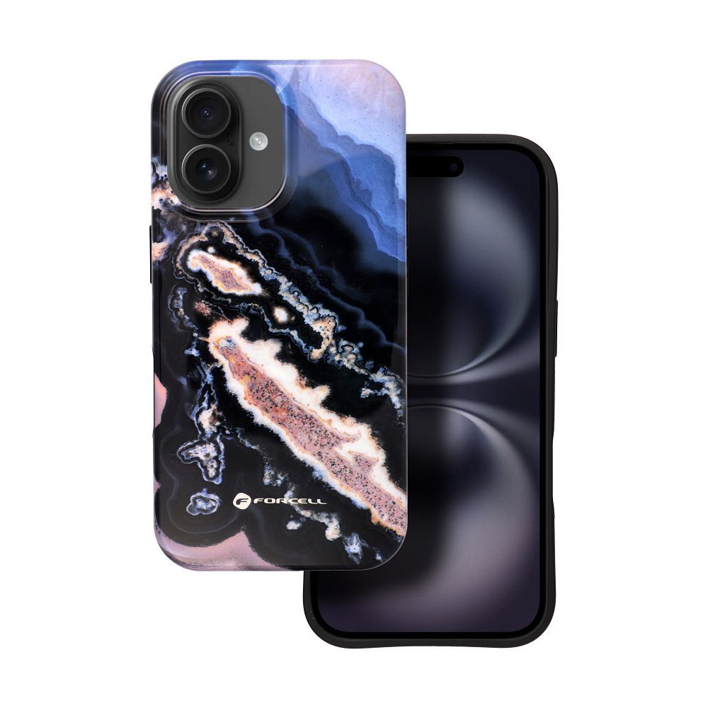 FORCELL F-PROTECT Mirage, Military Drop-Tested case compatible with MagSafe for IPHONE 16 gold island