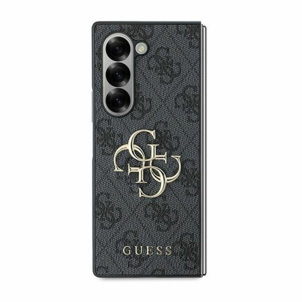 GUESS case for SAMSUNG Z Fold 6 GUHCZFD64GMGGR (PU 4G Leather Metal Logo) black