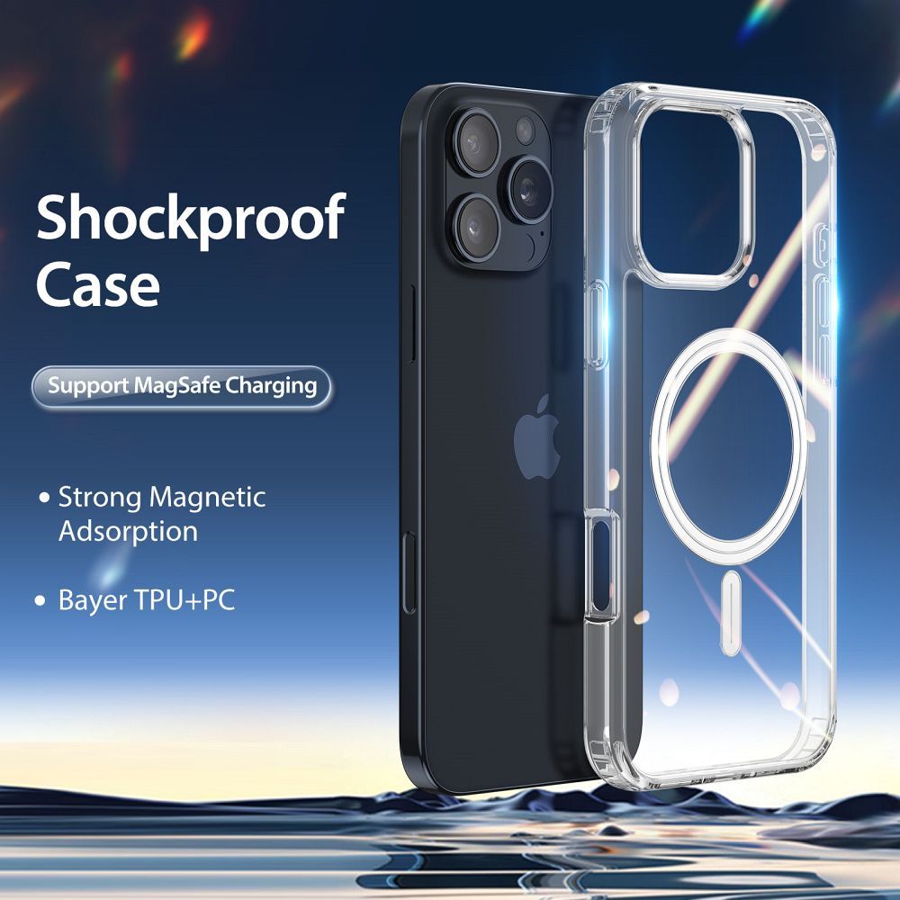 DUX DUCIS case CLIN MAG compatible with MagSafe for IPHONE 16 Pro Max transparent