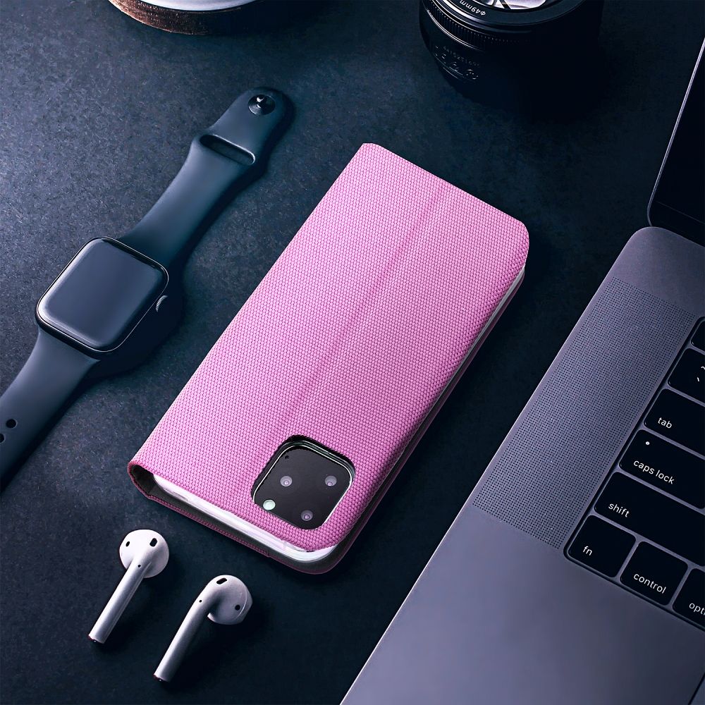 SENSITIVE Book case for XIAOMI Redmi Note 14 4G (GLOBAL - 164,84mm x 78,15mm x 8,16mm) light pink