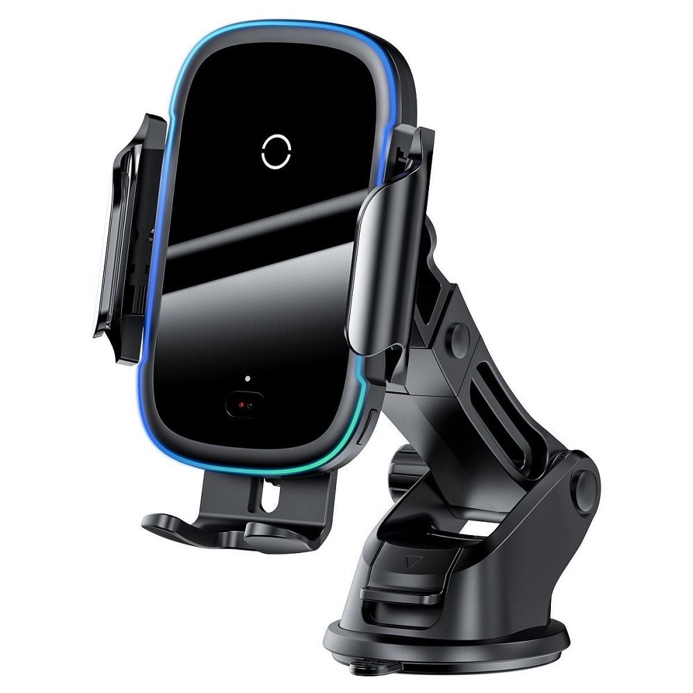 18b4896e6a759ee2d752551514c90c68 BASEUS car holder with wireless charging automatic for air vent / windshield / console 15W WXHW03-01 silver