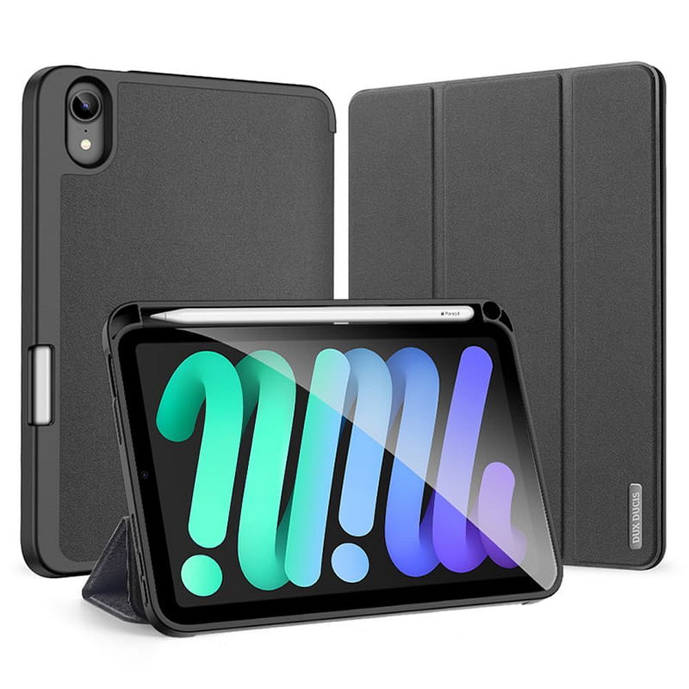 DUX DUCIS case DOMO foldable with pencil storage for iPad mini 7/6 black