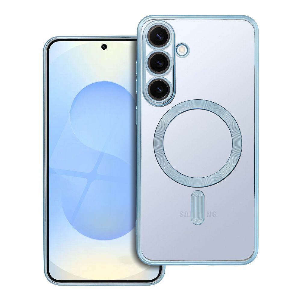 ELECTRO MAG COVER case compatible with MagSafe for SAMSUNG S25 Plus blue