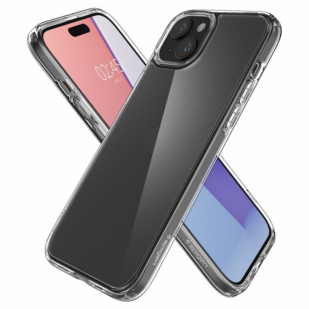 SPIGEN case ULTRA HYBRID for IPHONE 15 frost clear