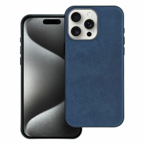 WOVEN MAG COVER case compatible with MagSafe for IPHONE 15 Pro Max sea blue