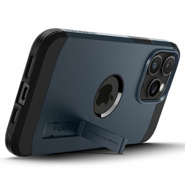 SPIGEN case TOUGH ARMOR MAG compatible with MagSafe for IPHONE 15 Pro metal slate