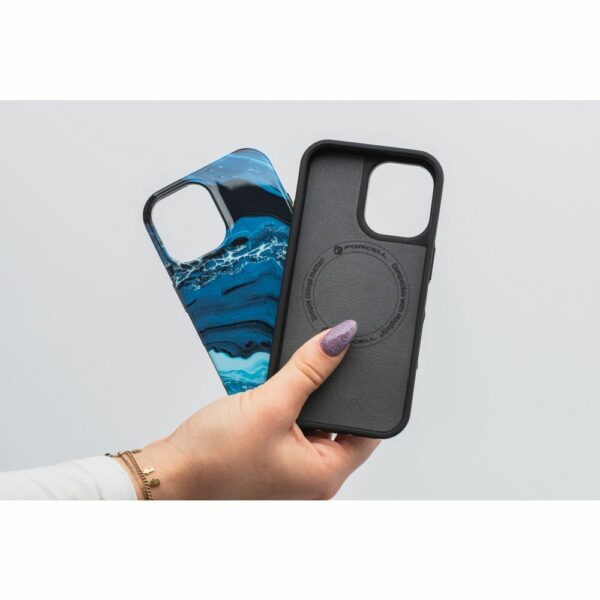 FORCELL F-PROTECT Mirage, Military Drop-Tested case compatible with MagSafe for IPHONE 15 deep sea