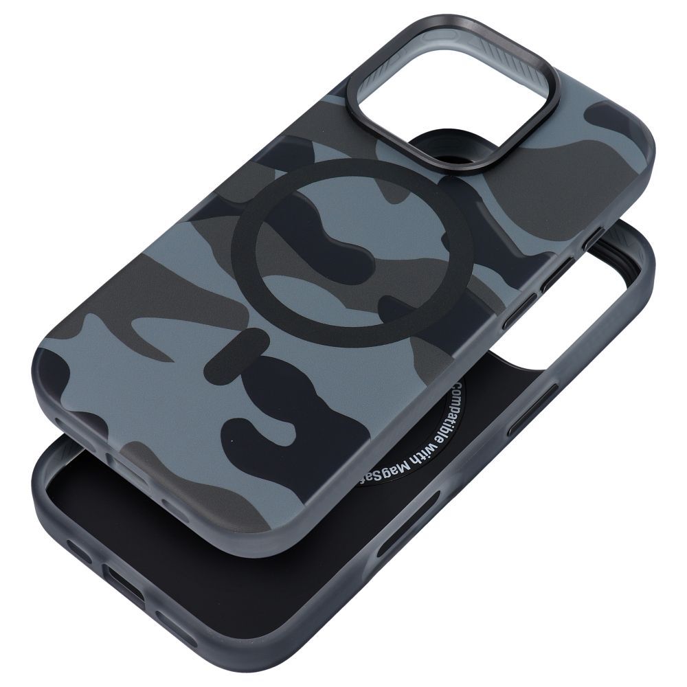 FORCELL F-PROTECT Levels with Dual Layer 4D technology, Military Drop-Test compatible for IPHONE 16 PRO MAX black camo