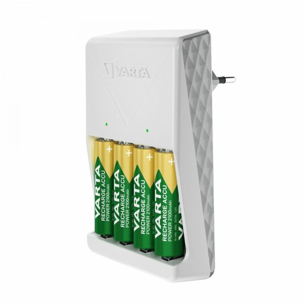 VARTA PLUG CHARGER 57657 + 4 x rechargeable battery R6 (AA) 2100mAh