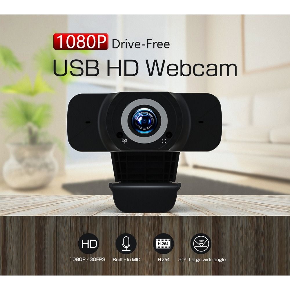 1af653cc77210308c23d078b0f5fbb42 Webcam Full HD 1920*1080p/30fps ECM-CDV126C black