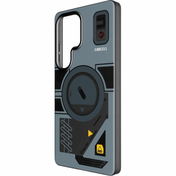 FORCELL F-PROTECT Levels with Dual Layer 4D technology, Military Drop-Test compatible with MagSafe for SAMSUNG S25 ULTRA cyber grey