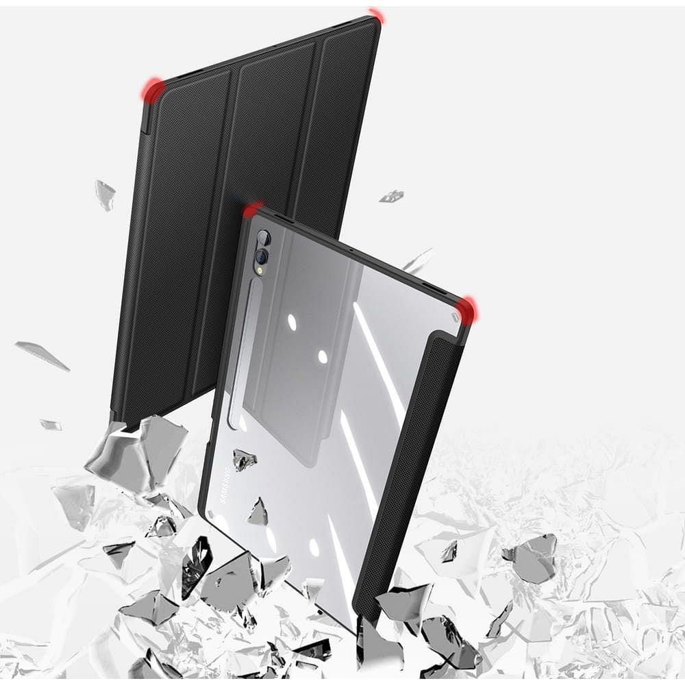 DUX DUCIS case TOBY with pencil storage for SAMSUNG Tab S10 Ultra/S9 Ultra/S8 Ultra black