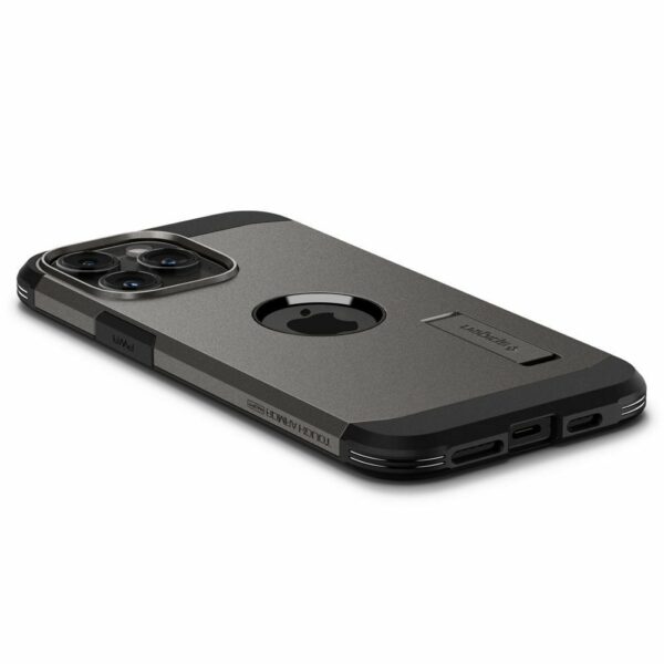 SPIGEN case TOUGH ARMOR MAG compatible with MagSafe for IPHONE 15 Pro gunmetal