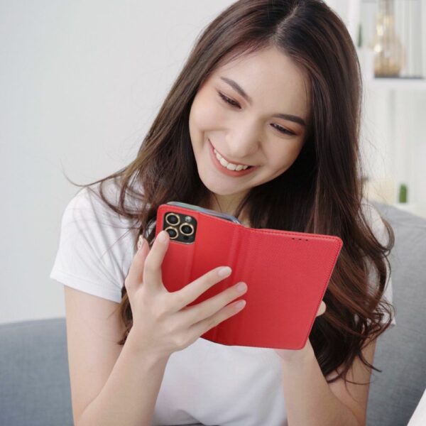 SMART CASE Book for XIAOMI Redmi Note 12S red
