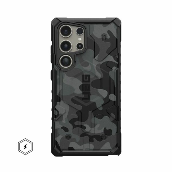 UAG Urban Armor Gear case PATHFINDER MAGNET SE with built-in magnet for SAMSUNG S24 Ultra 5G midnight camo
