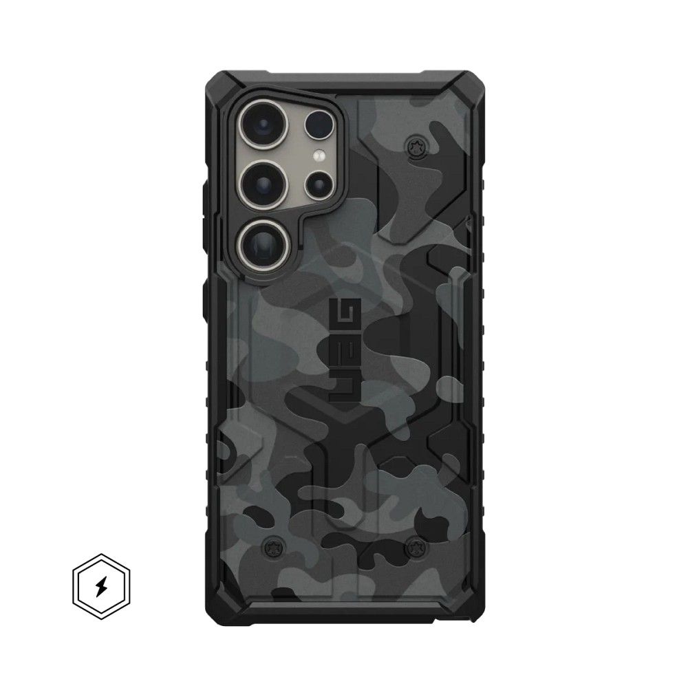 UAG Urban Armor Gear case PATHFINDER MAGNET SE with built-in magnet for SAMSUNG S24 Ultra 5G midnight camo
