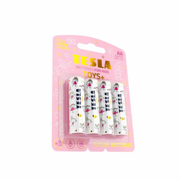 TESLA alkaline battery R6 (AA) TOYS+ GIRL [4x120] 4 pcs