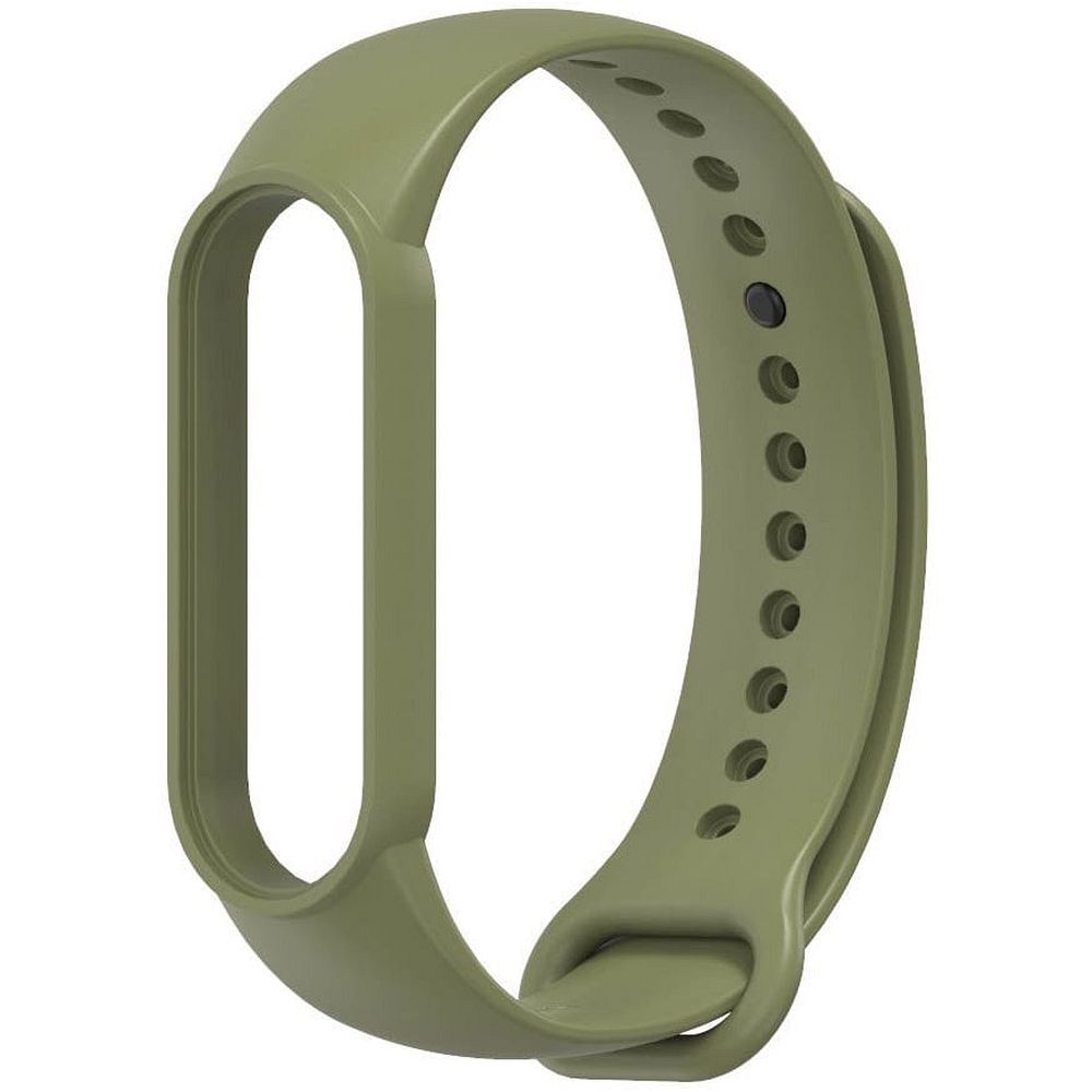 Strap silicone for smartband Xiaomi Mi Band 5 / 6 / 7 green (08)