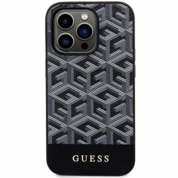 GUESS case for IPHONE 14 Pro GUHMP14LHGCFSEK (MAG GCUBE) black