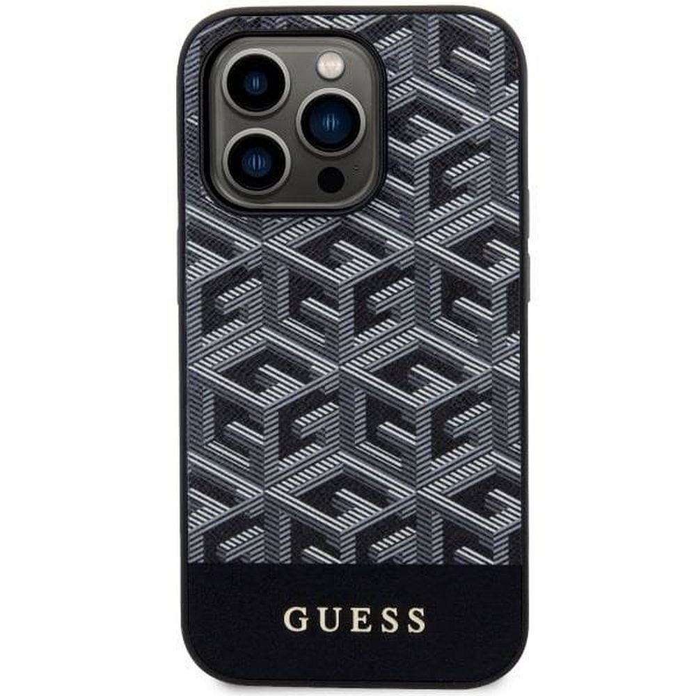 GUESS case for IPHONE 14 Pro GUHMP14LHGCFSEK (MAG GCUBE) black