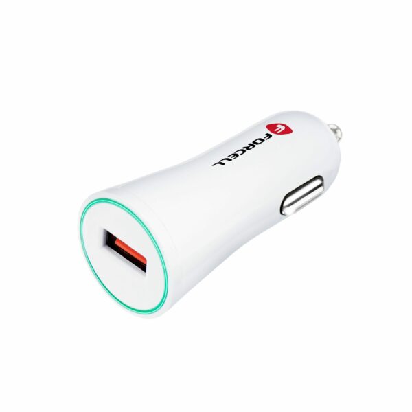 FORCELL F-ENERGY TFK-CC-095 car charger USB A QC3.0 2,4A white